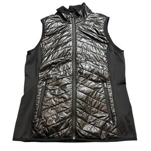 Marmot Womens Black Insulated Vest Athletic Running Warm Size Large